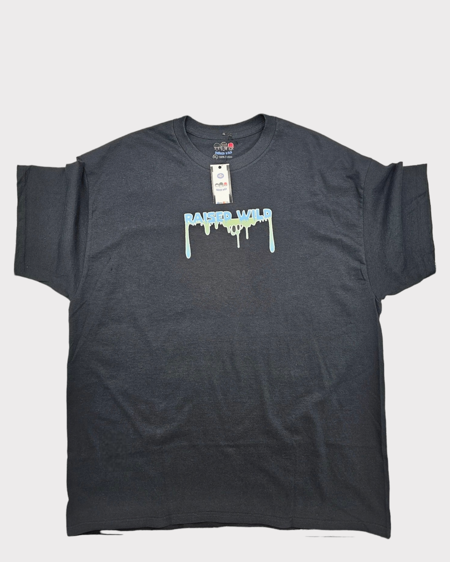 Raised Wild Face Drip T-shirt