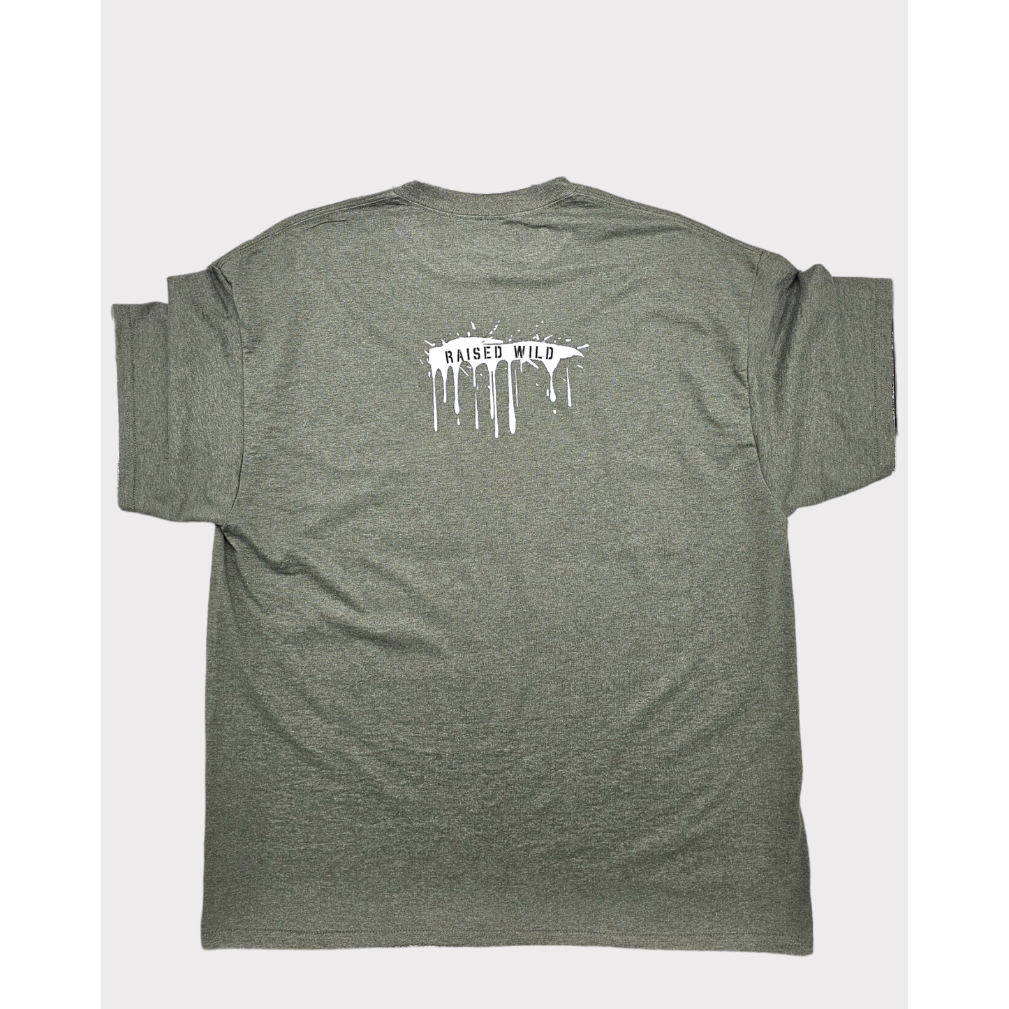 Raised Wild Back Drip T-shirt