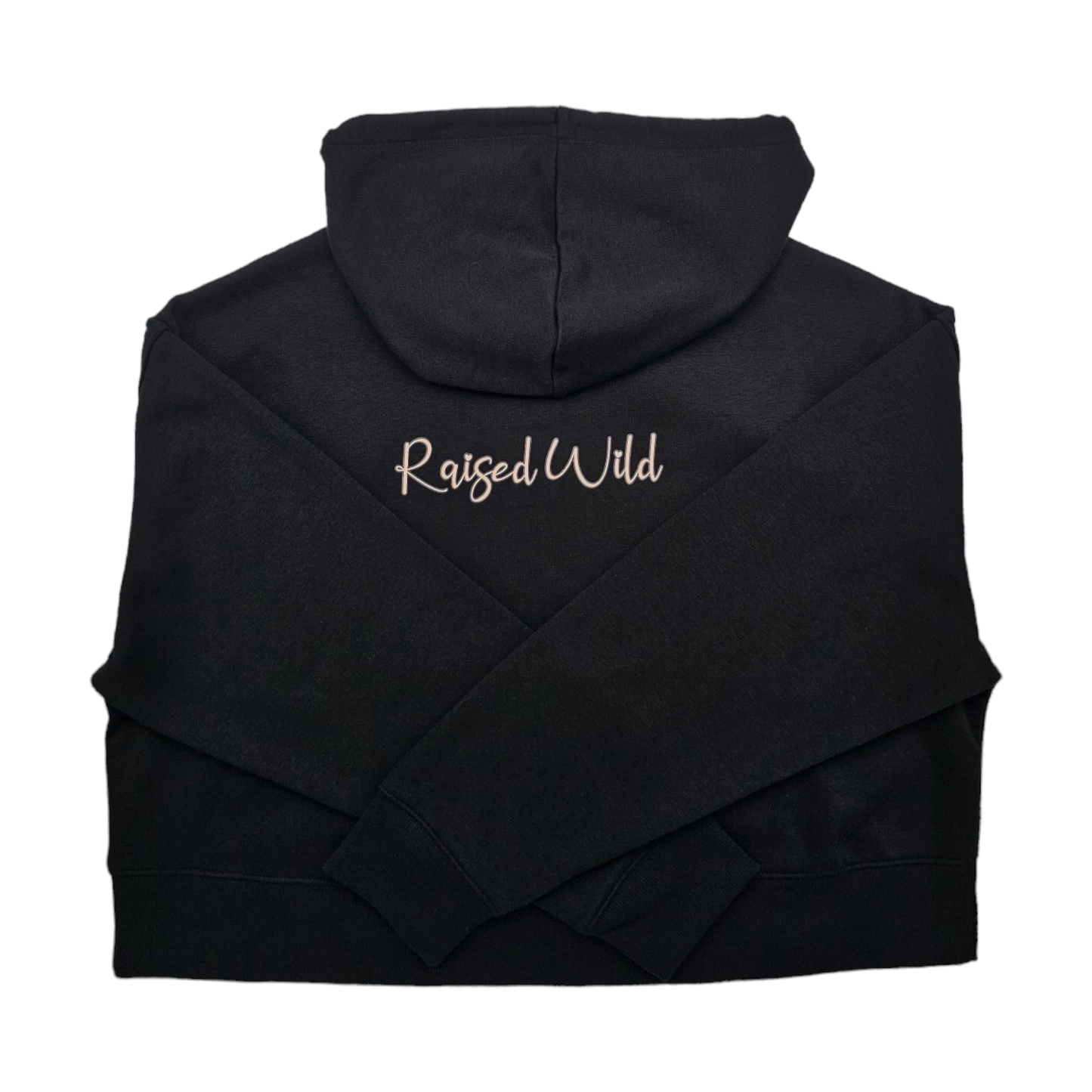 Raised Wild Lady Queen Crop Top Hoodie