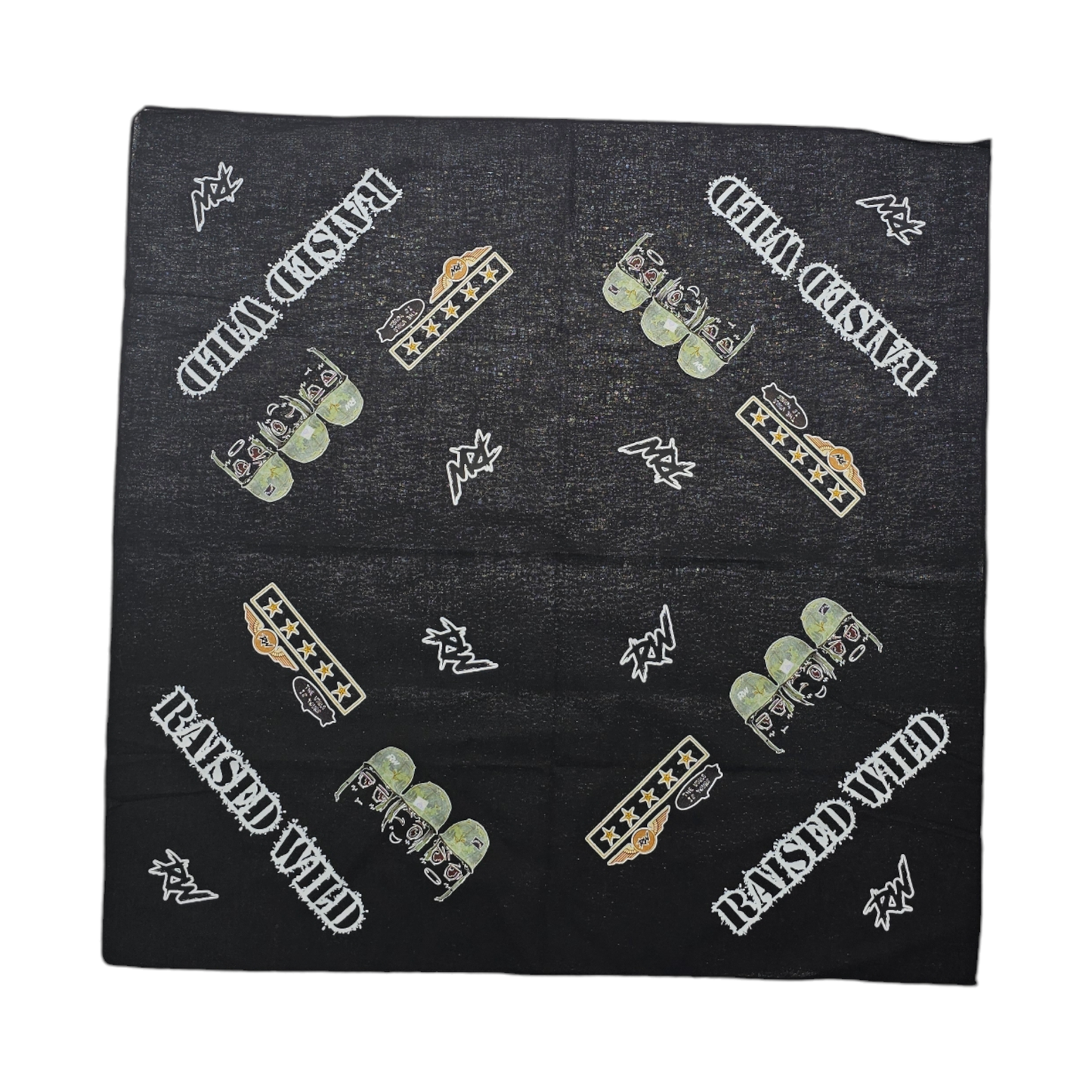 Raised Wild Military Bandana