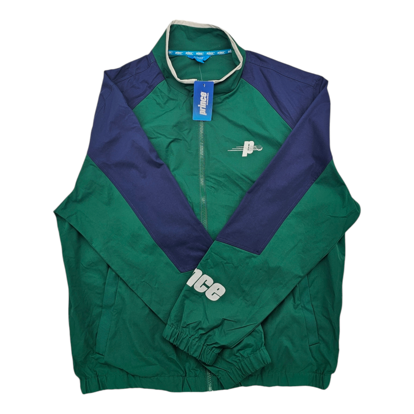 Prince Pickleball Evergreen and Navy Windbreaker Jacket
