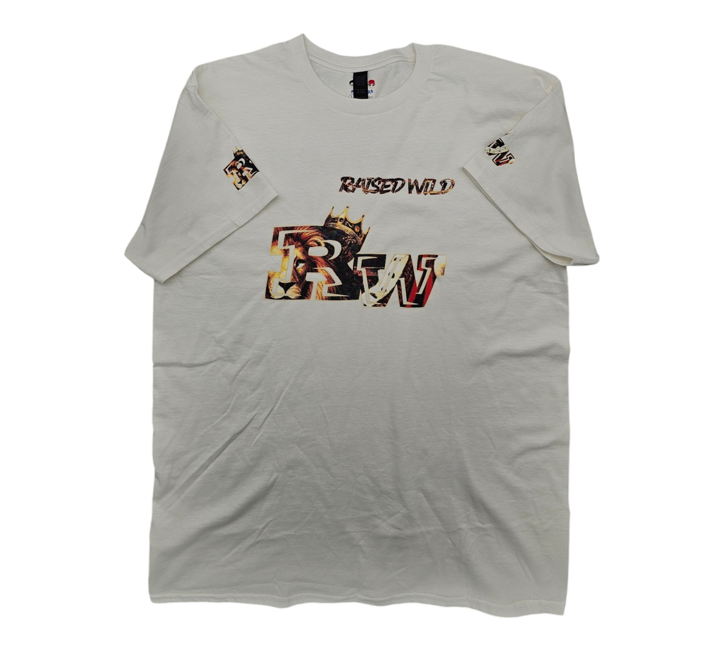 Raised Wild Crowned King Graphic T-Shirt