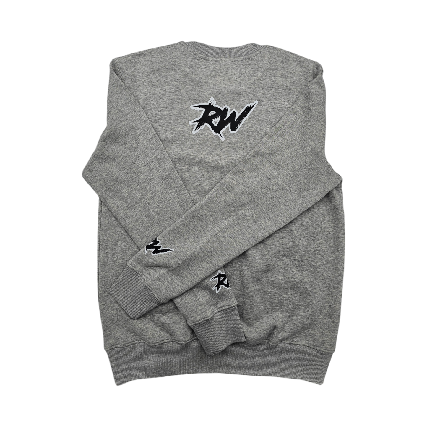Raised Wild Faces Graffiti Crew Sweatshirt