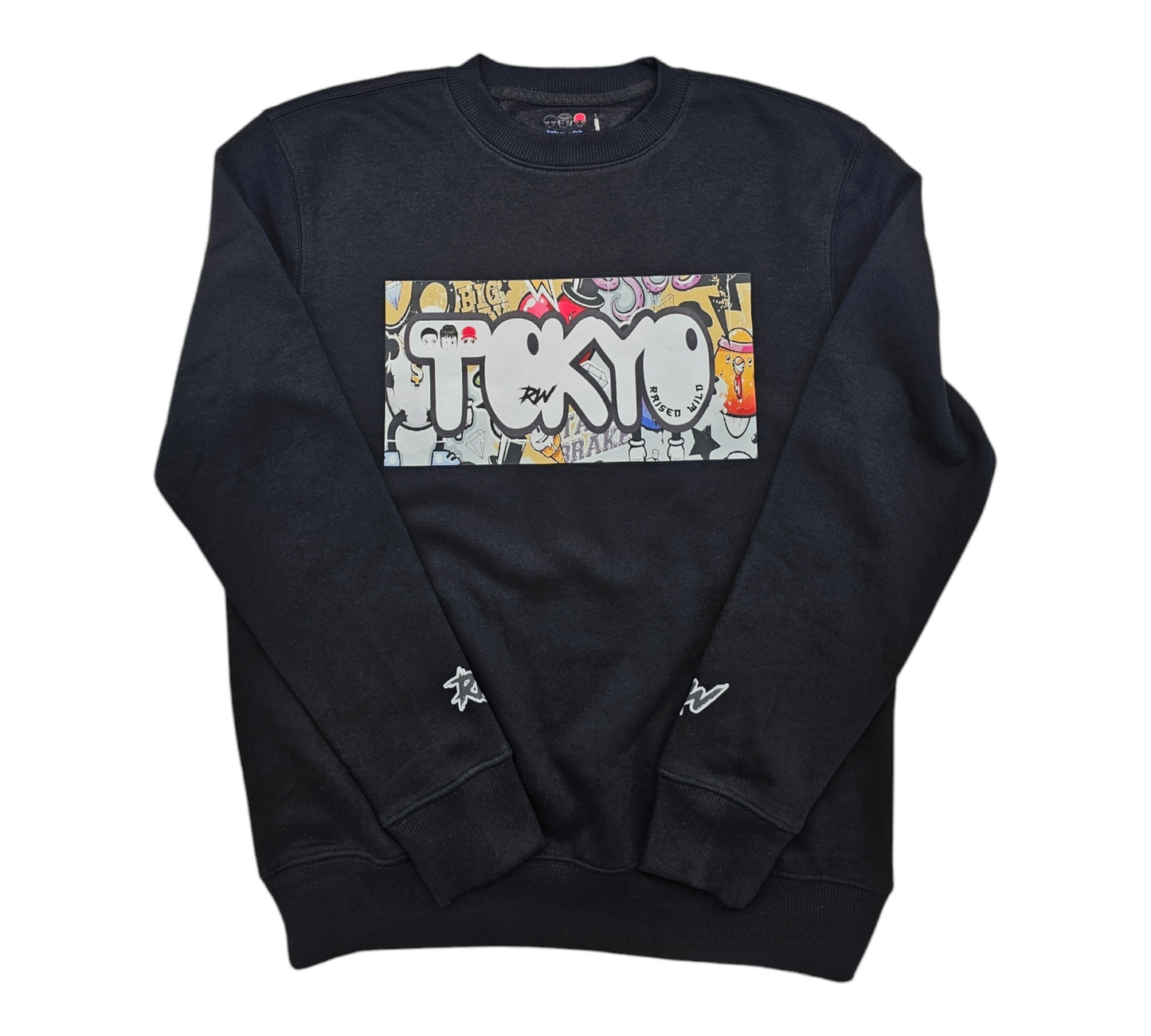 Raised Wild Tokyo Graffiti Crew Sweatshirt