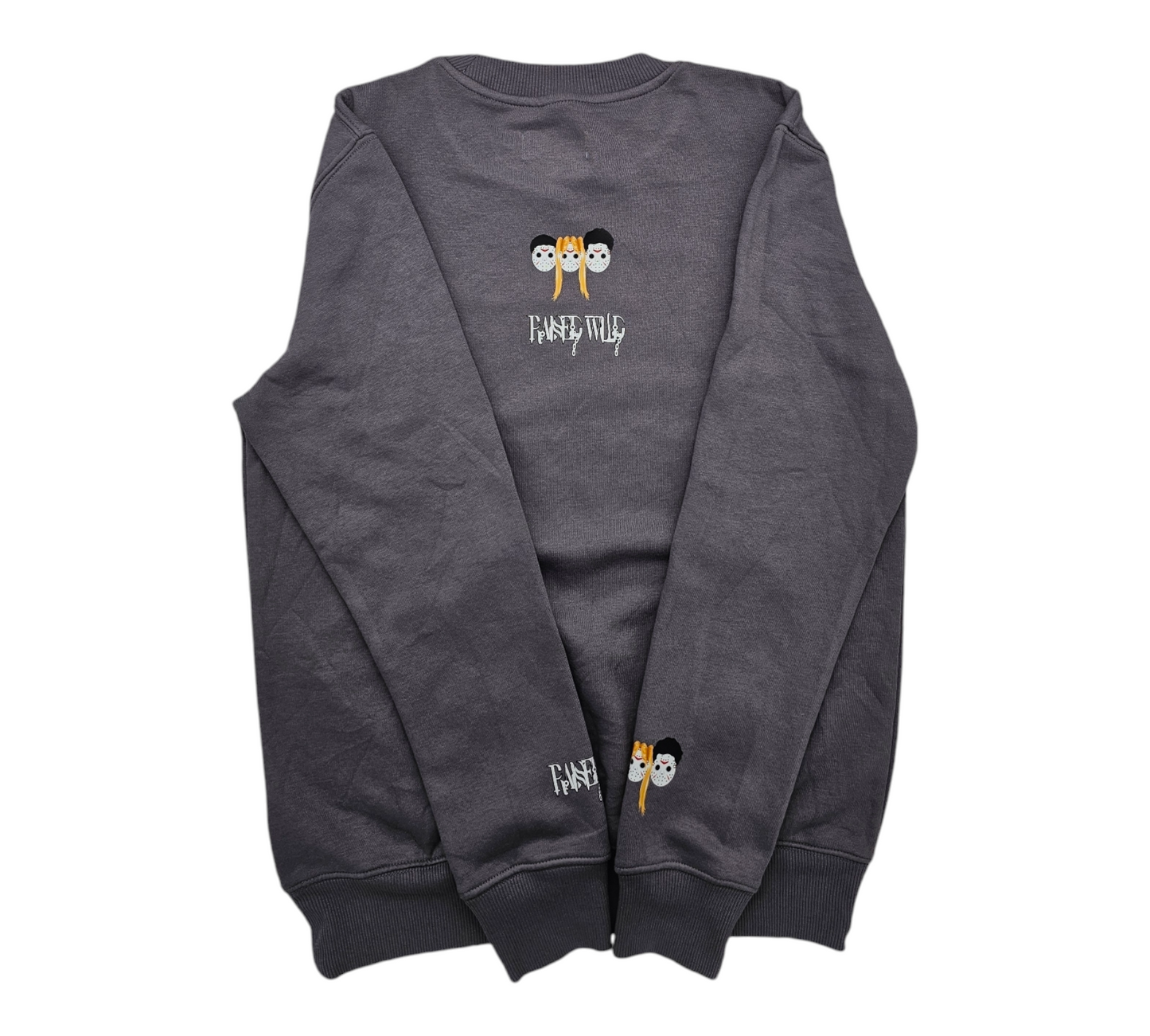 Raised Wild Gray Jason Vorhees Crew Sweatshirt