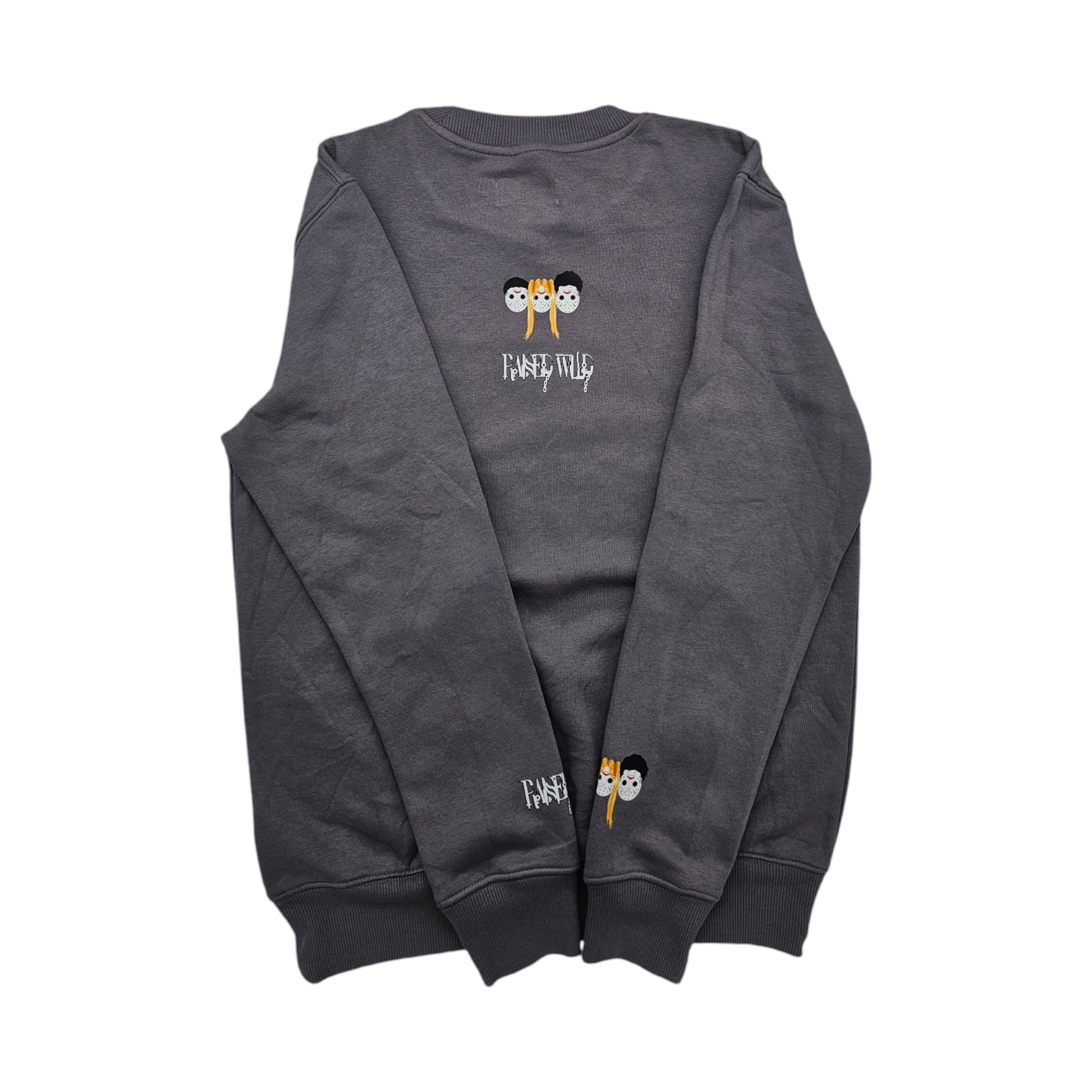 Raised Wild Gray Jason Vorhees Crew Sweatshirt