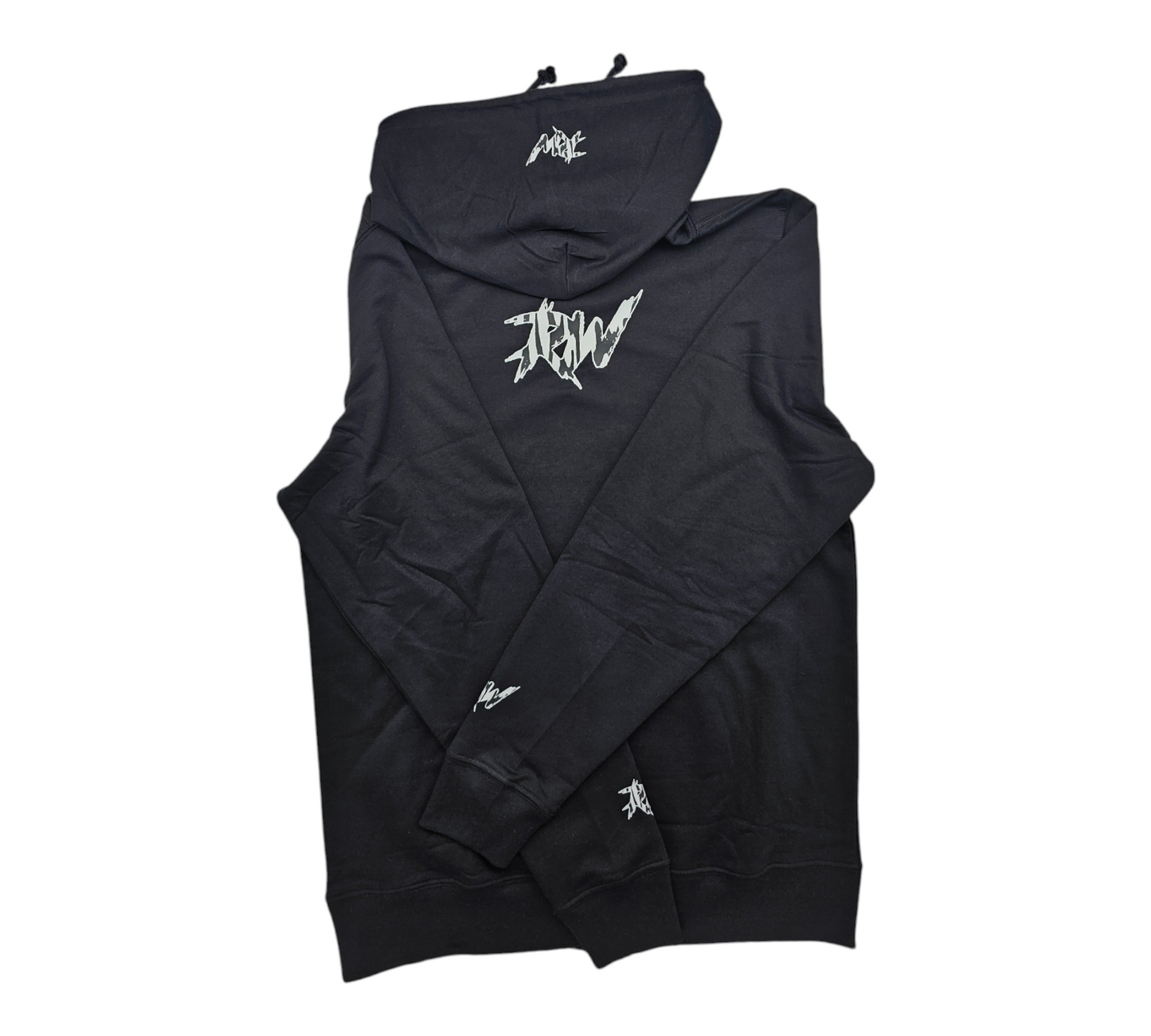 Raised Wild Snake Print Hoodie