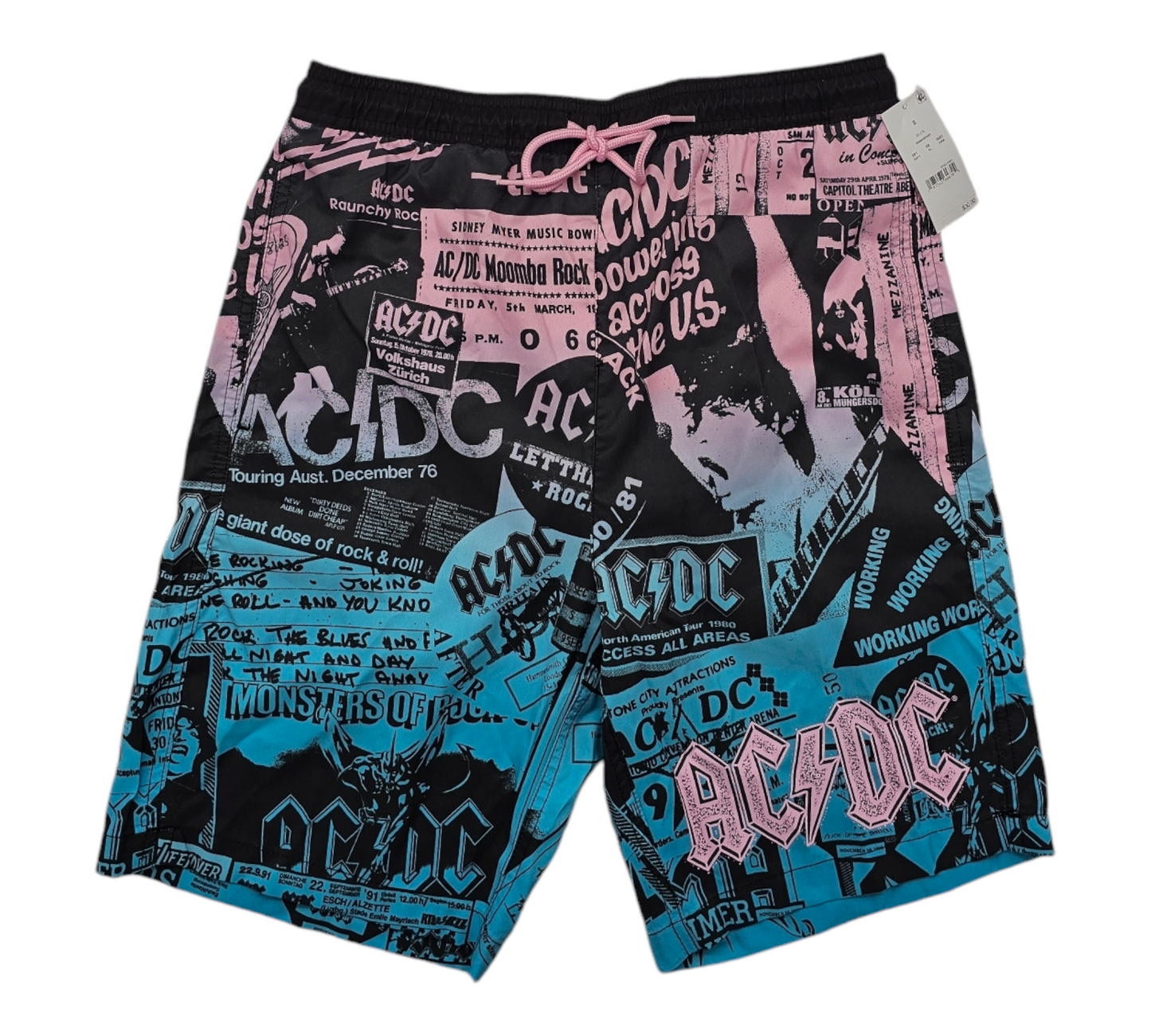 AC/DC Graphic Summer Shorts