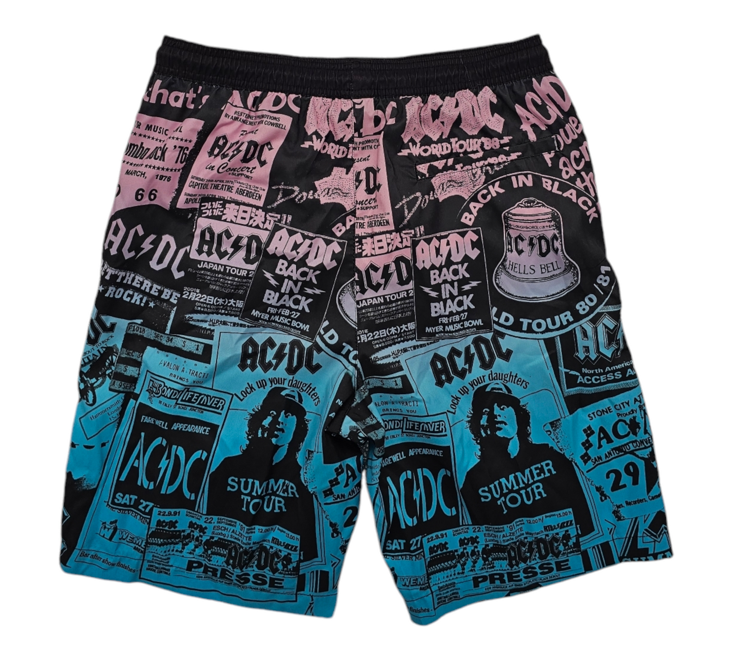AC/DC Graphic Summer Shorts