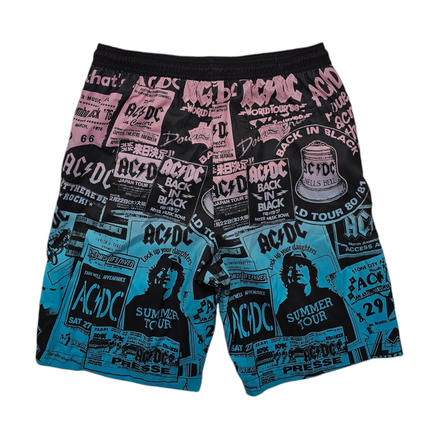 AC/DC Graphic Summer Shorts