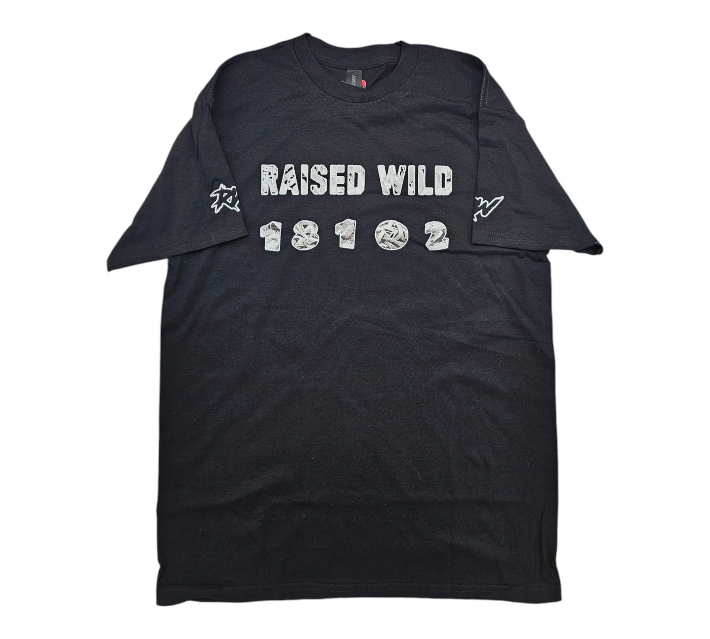 Raised Wild 18102 Zip Logo T-Shirt