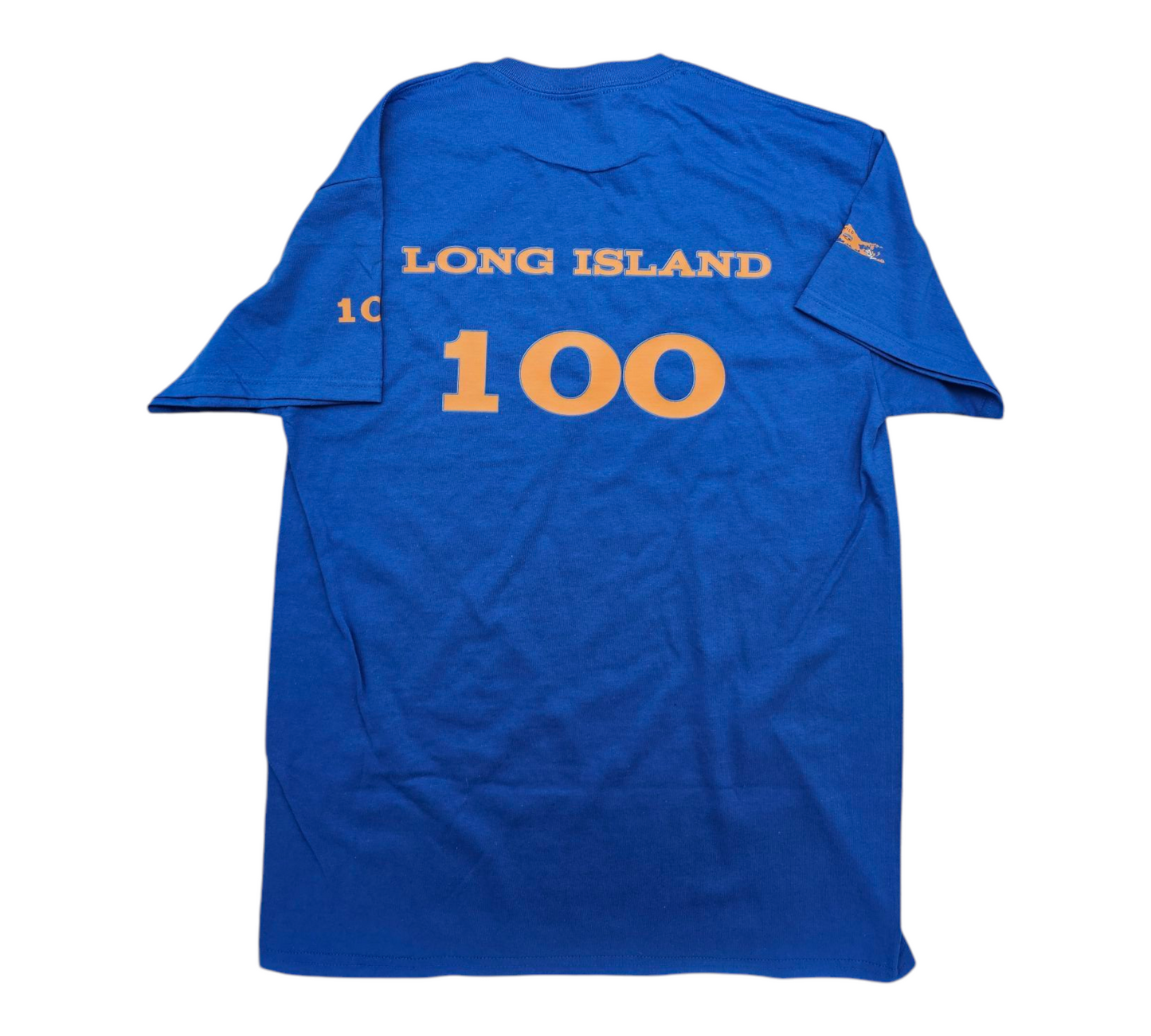 Raised Wild 100 Long Island Logo T-Shirt