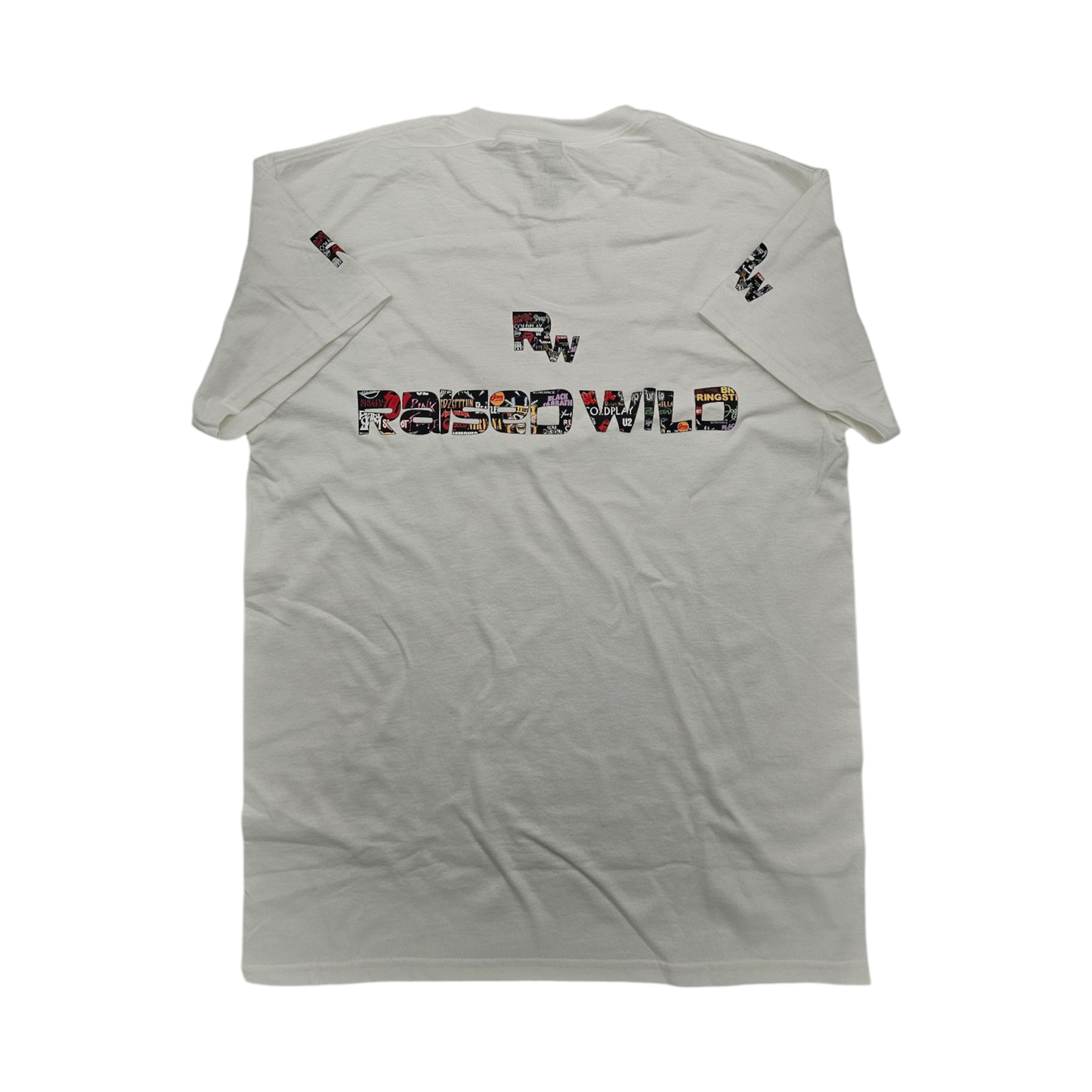 Raised Wild Rock Groups Logo T-Shirt