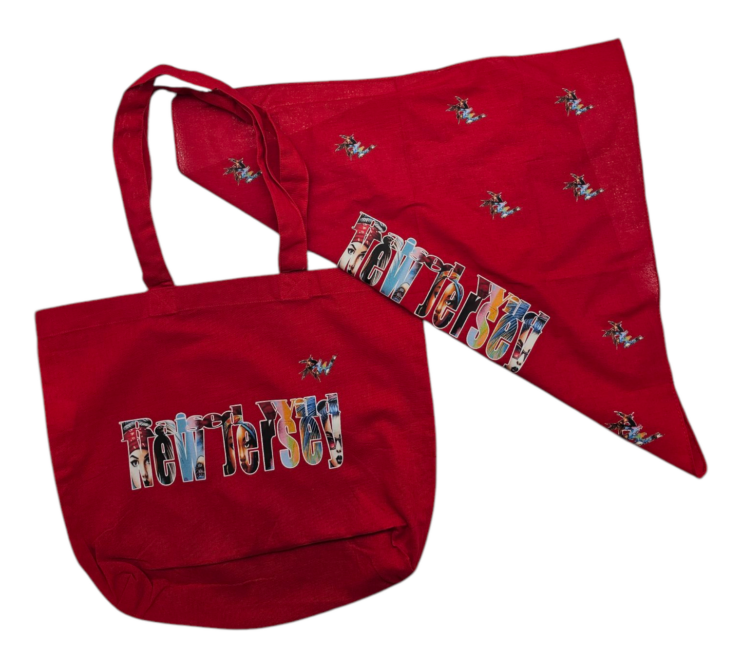 Raised Wild New Jersey Girl Bag & Scarf Set
