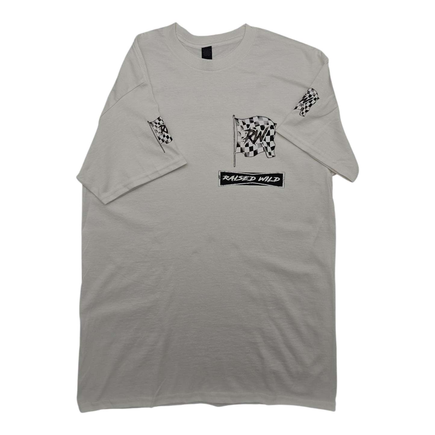 Raised Wild Racing Logo T-Shirt