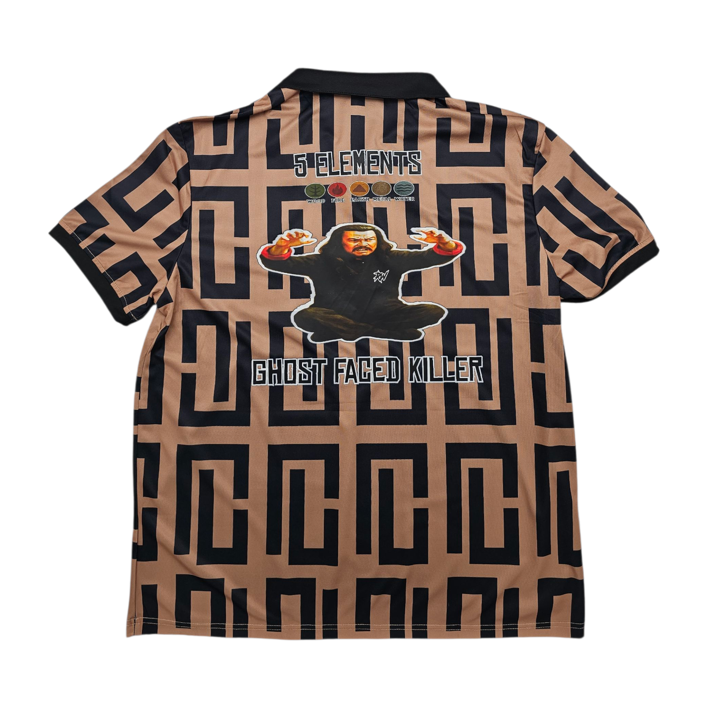Raised Wild Ghostface Killer Designer Polo