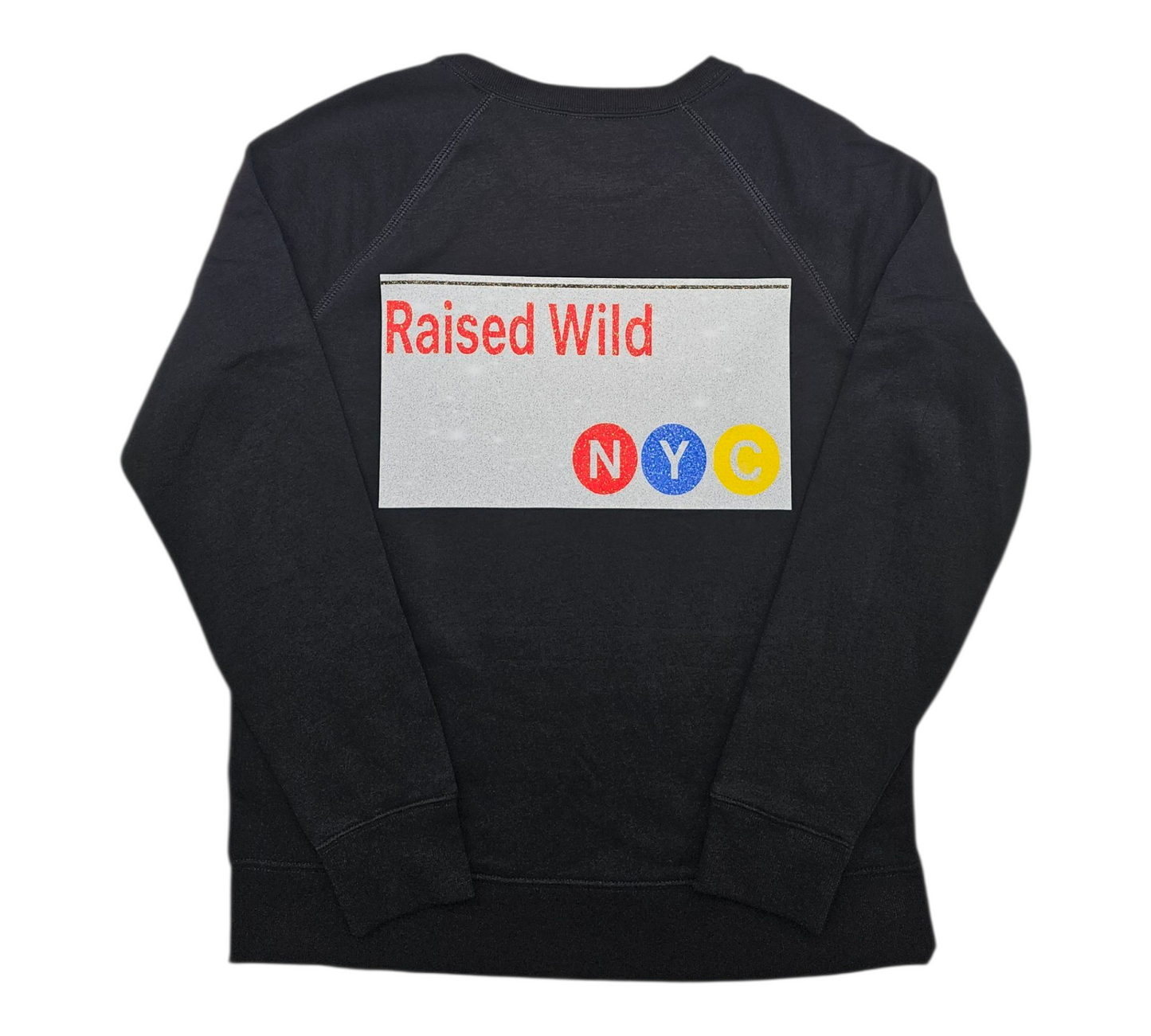 Raised Wild NYC Subway Ladies Sweatshirt