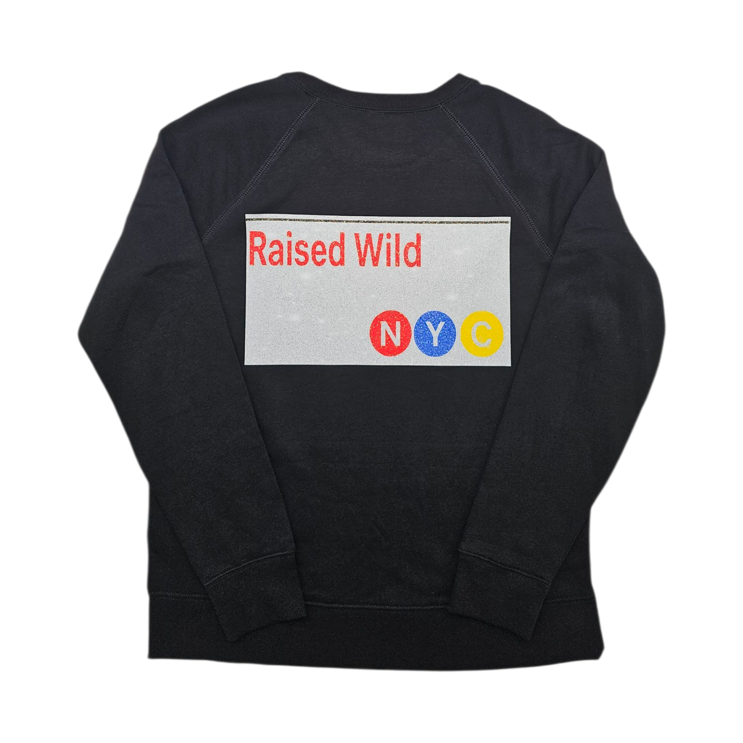 Raised Wild NYC Subway Ladies Sweatshirt