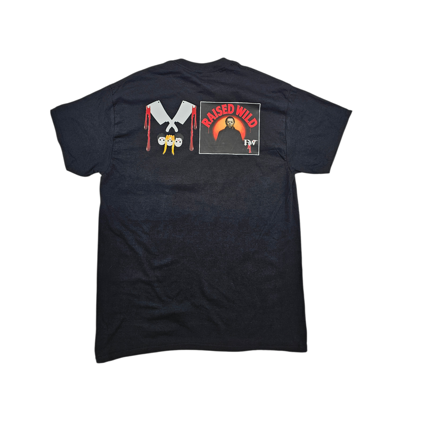 Raised Wild “Split Personalities” Graphic Tee – Black