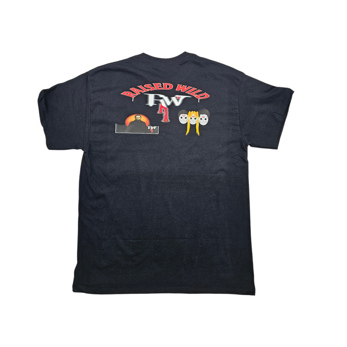 Raised Wild “Cleaver Chaos” Graphic Tee – Black