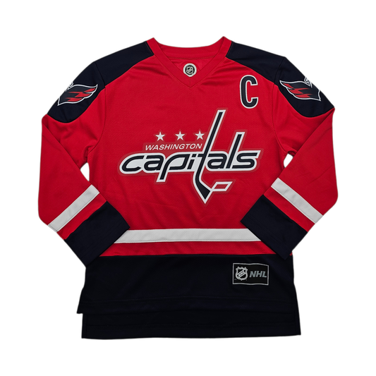Washington Capitals Ovechkin #8 Captain Jersey – Official NHL Fanwear