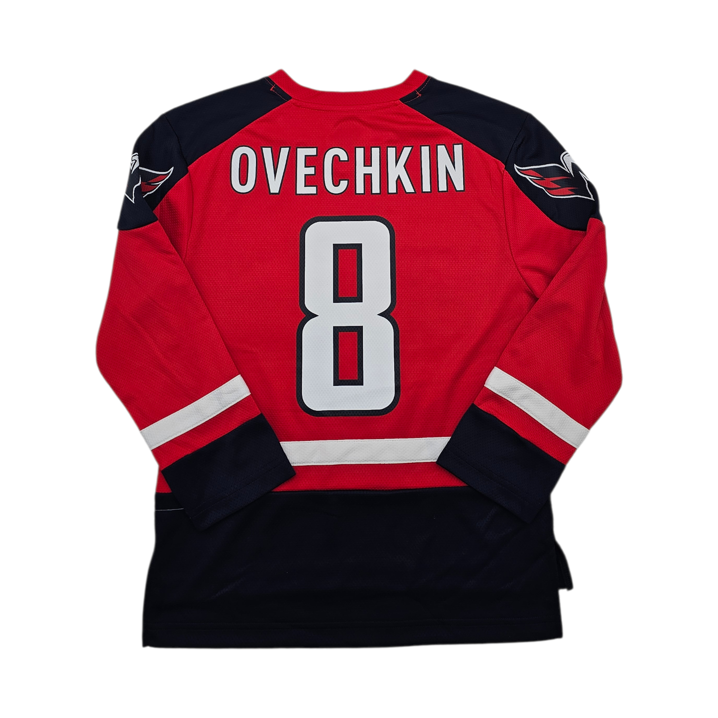 Washington Capitals Ovechkin #8 Captain Jersey – Official NHL Fanwear