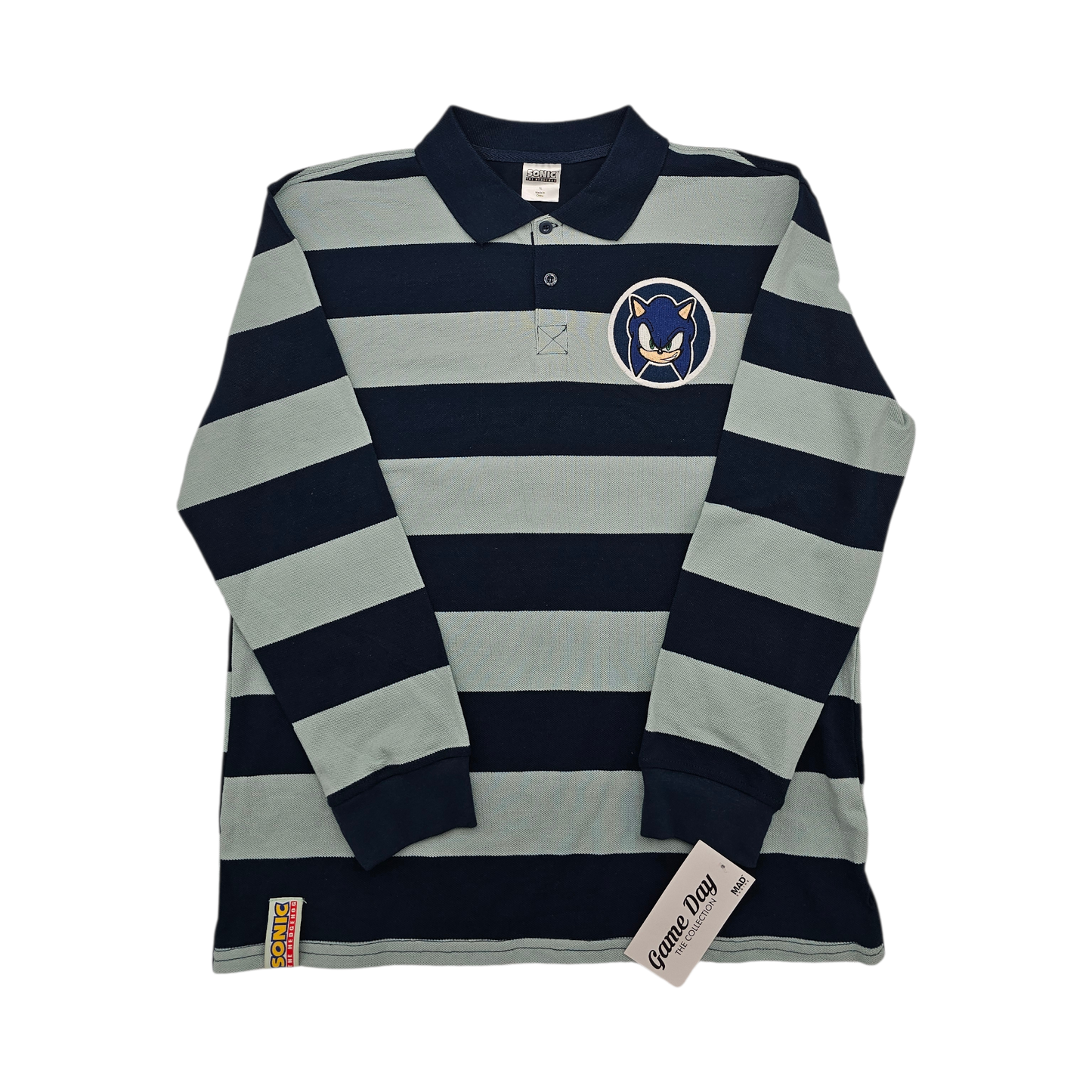 Sonic Rugby Stripe Shirt – Retro Gamer Edition