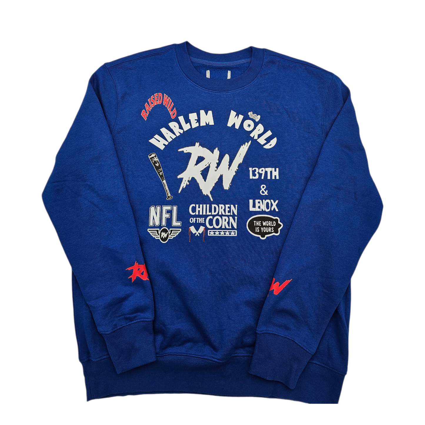 Raised Wild “Harlem World” Graphic Sweatshirt – RW Statement Edition
