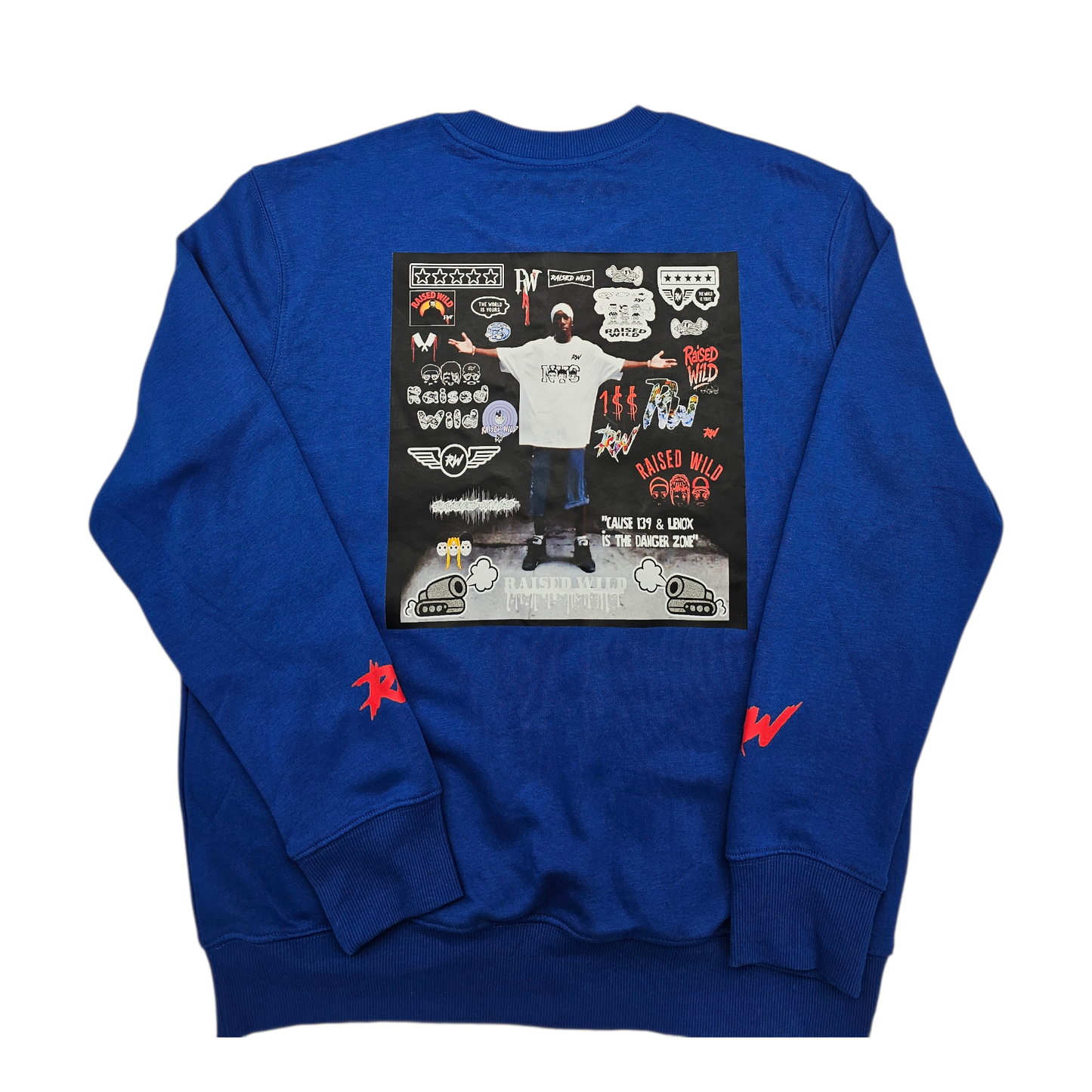 Raised Wild “Harlem World” Graphic Sweatshirt – RW Statement Edition