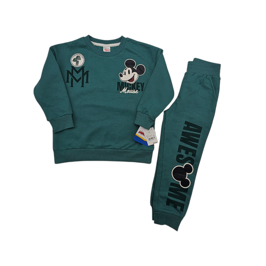 Disney Mickey Mouse “Awesome MM” Kids’ Set – Green
