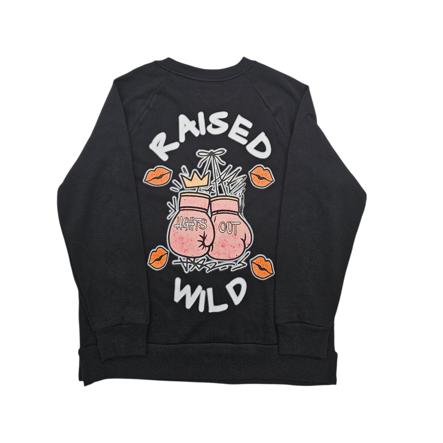 Raised Wild “Lights Out” Sweatshirt – Black
