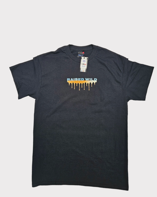 Raised Wild Gold Drip T-shirt