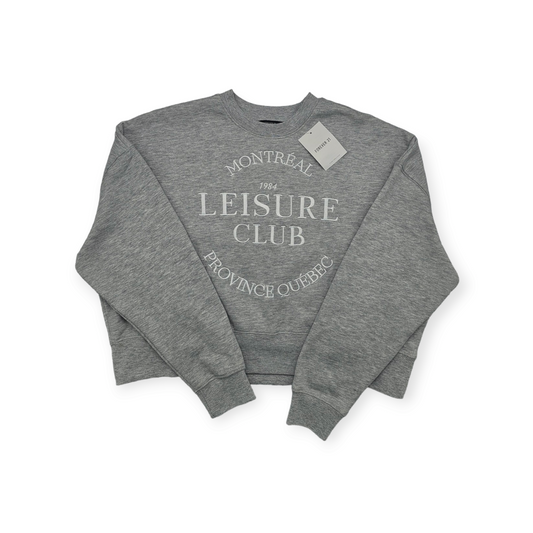 Forever 21 Leisure Club Crop Top Sweatshirt