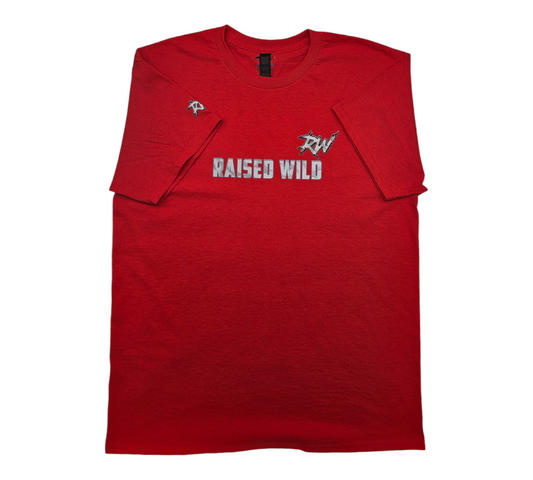 Raised Wild Snake Print T- Shirt