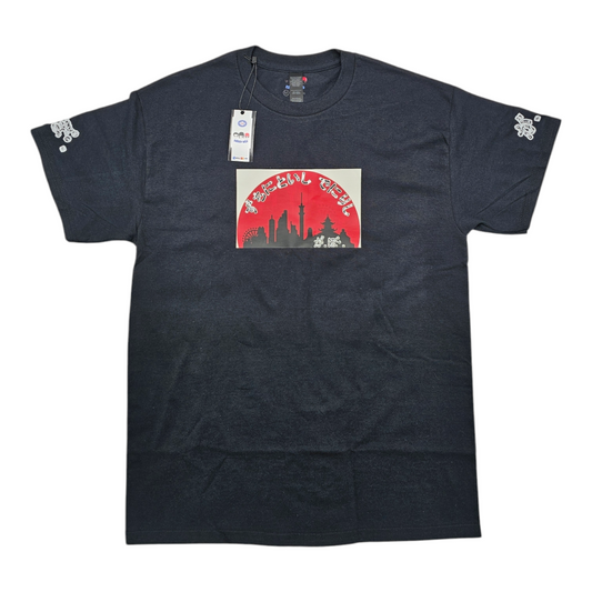 Raised Wild Tokyo Red Moon T-shirt