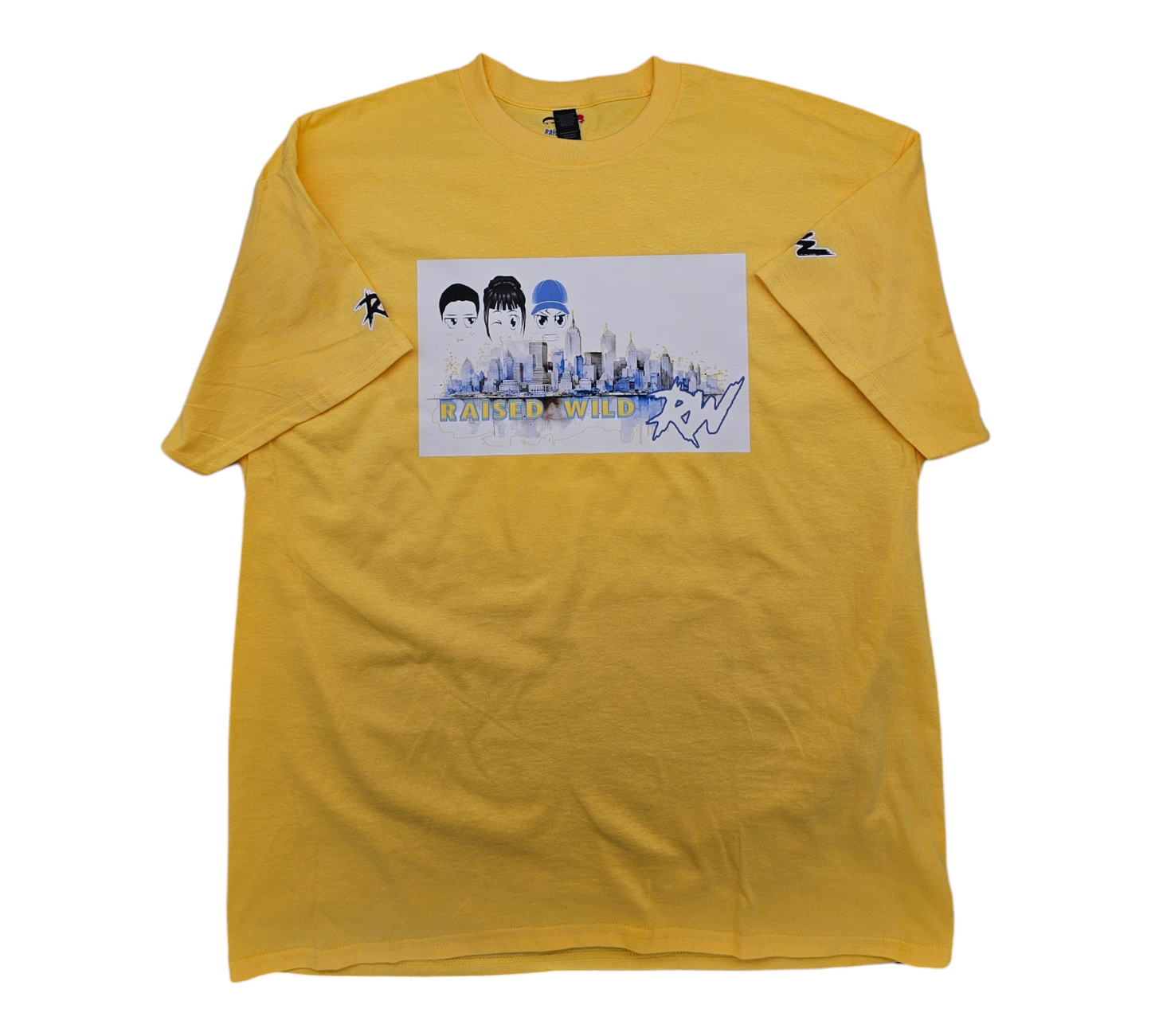Raised Wild Graphic Face City T-Shirt