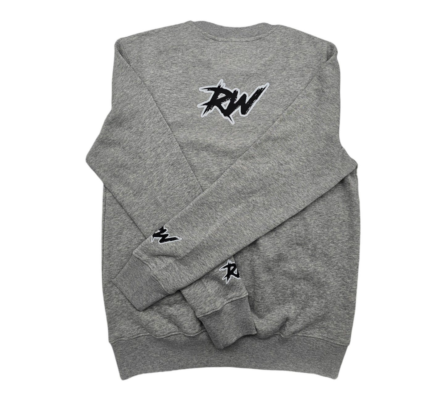 Raised Wild Faces Graffiti Crew Sweatshirt