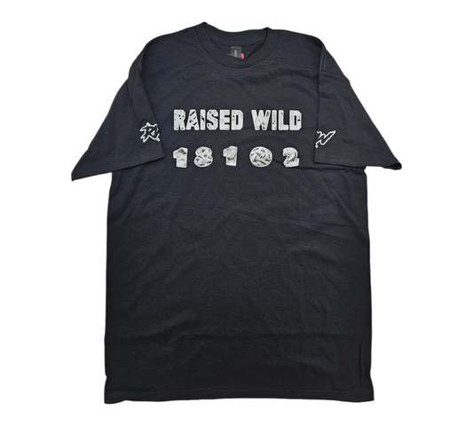 Raised Wild 18102 Zip Logo T-Shirt