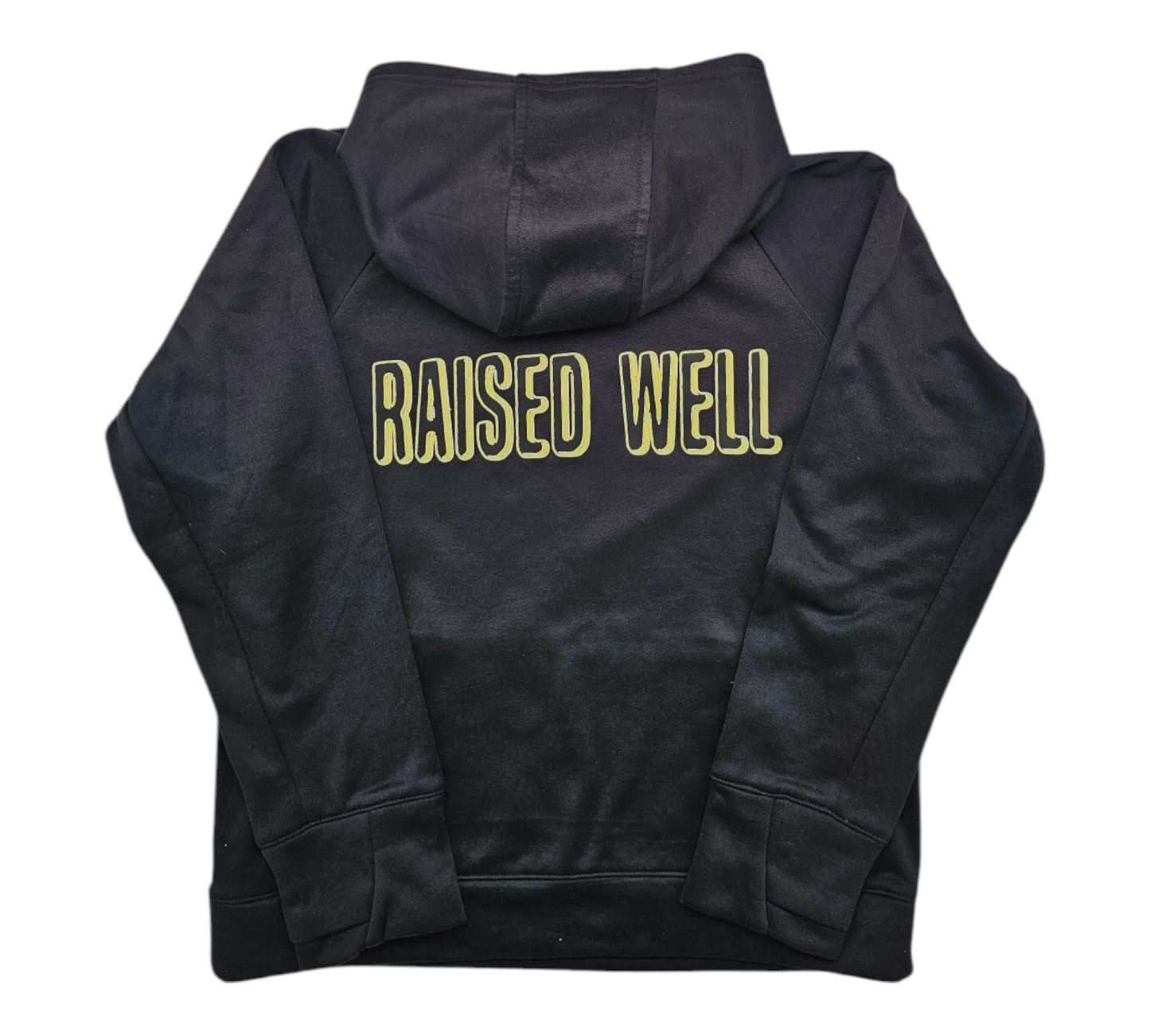 Raised Well BLK x Yellow Hoodie