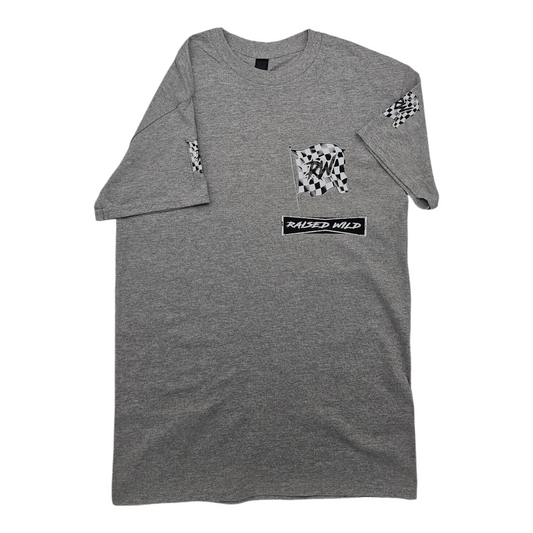 Raised Wild Racing Logo T-Shirt