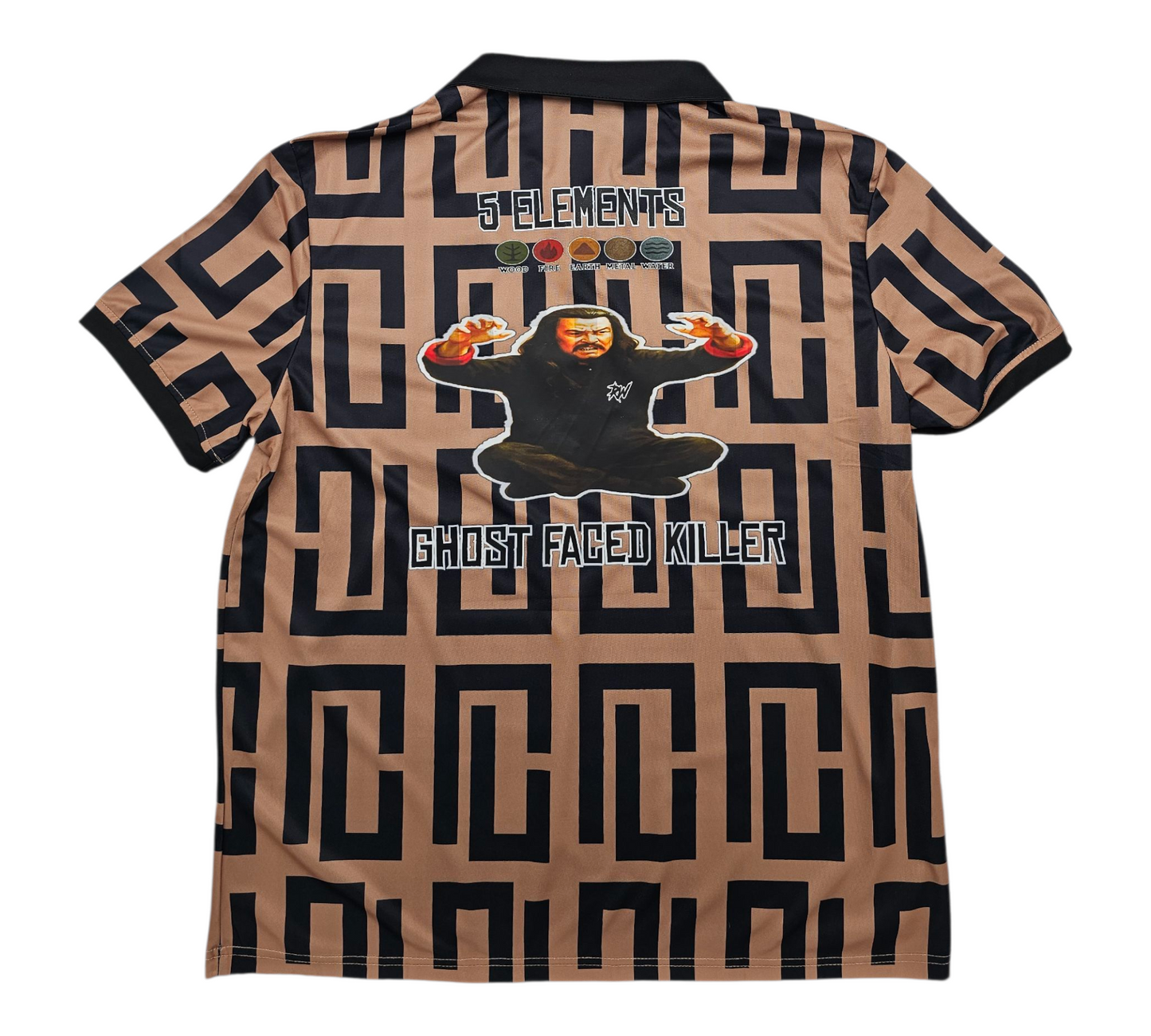 Raised Wild Ghostface Killer Designer Polo